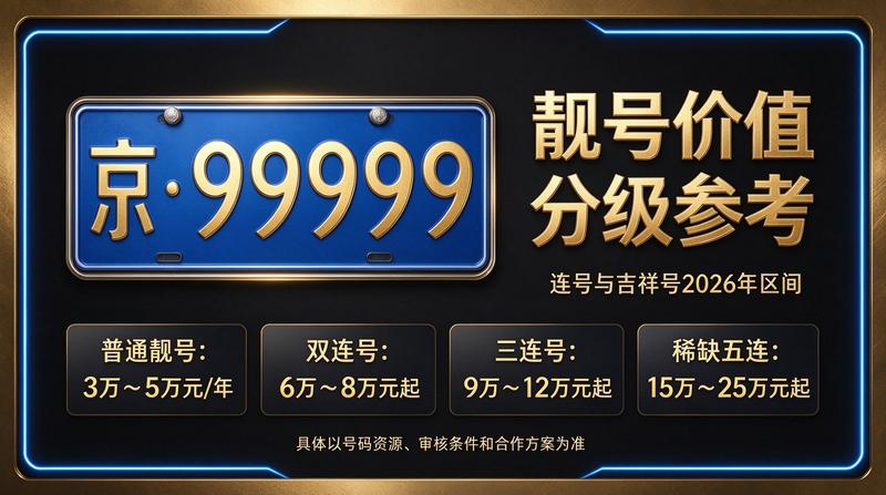 2026年京牌指标价格走势图